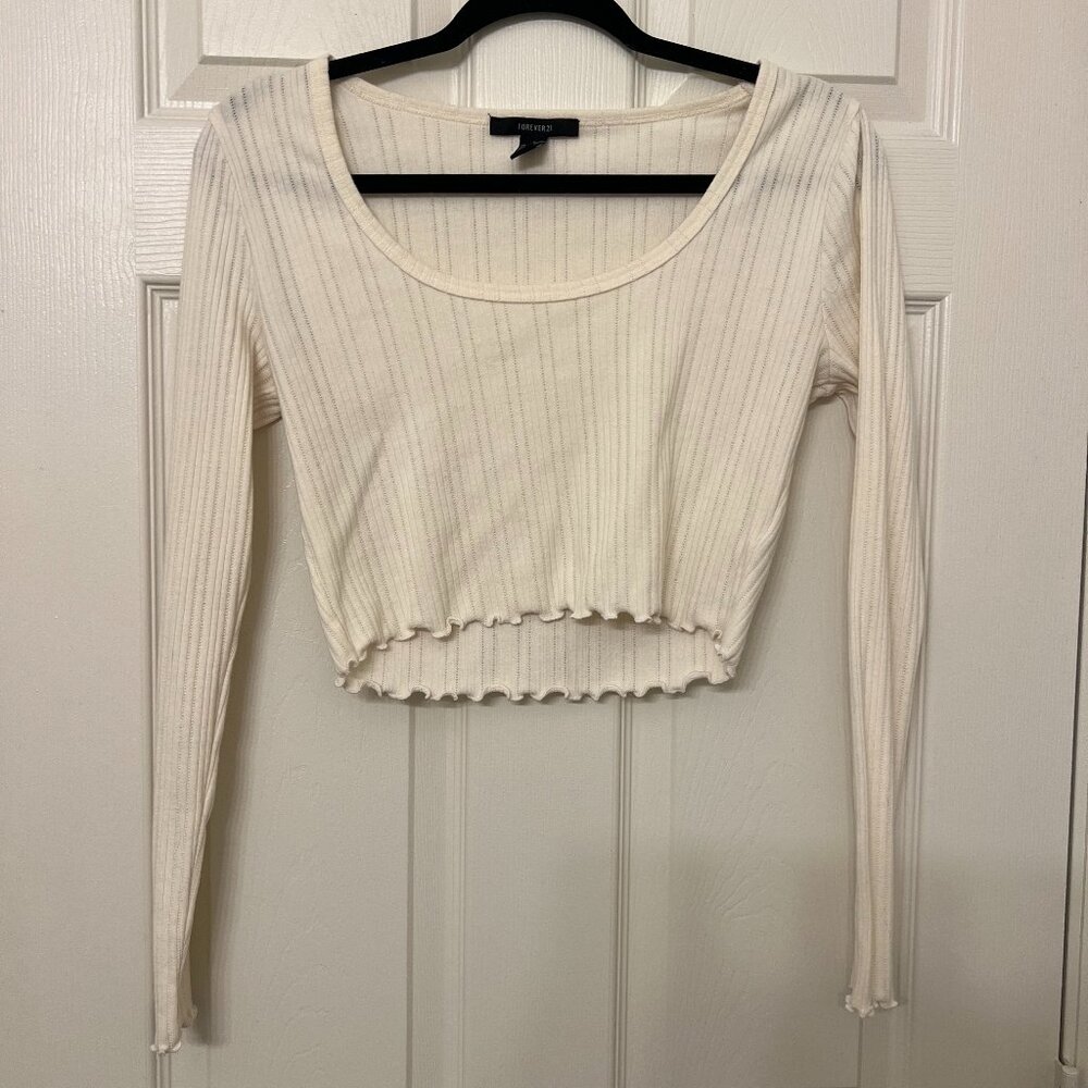 Long Sleeve Crop Top